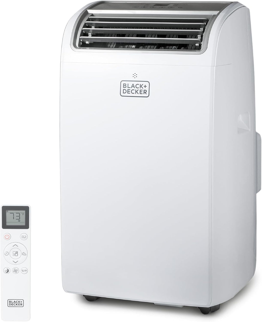 BLACK+DECKER Portable Air Conditioner. 14.000 BTU for Rooms Up To 700 Sq. Ft.. Portable AC with Follow Me Remote Control & Window Kit.